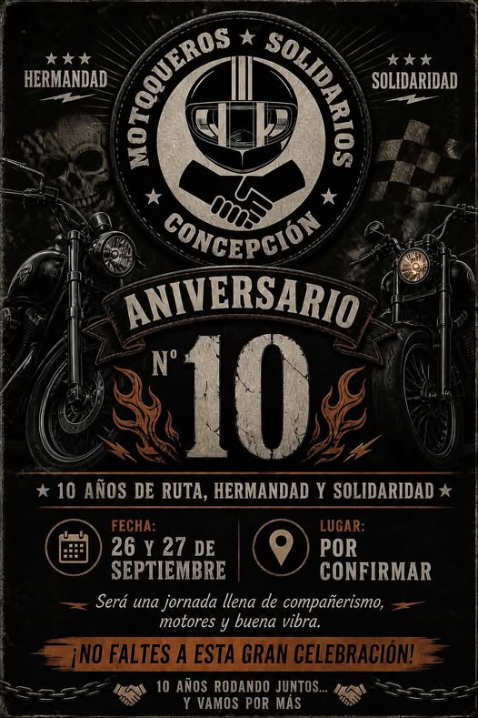 10° Aniverario Motoqueros Solidarios Concepcion
