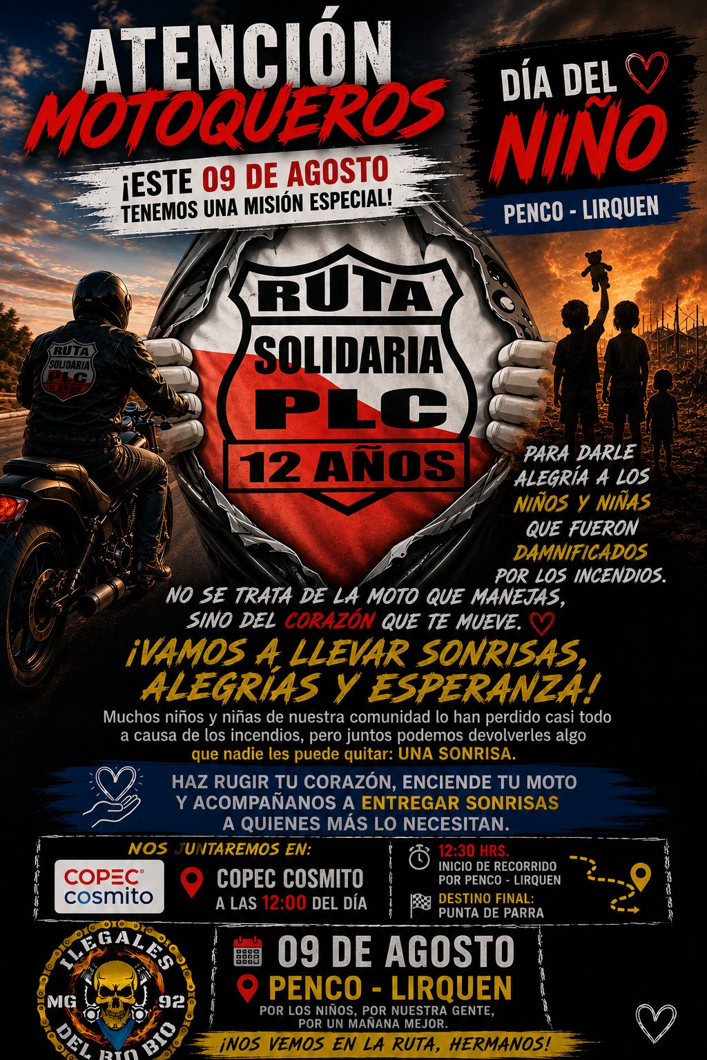 Ruta día del Niño Ilegales